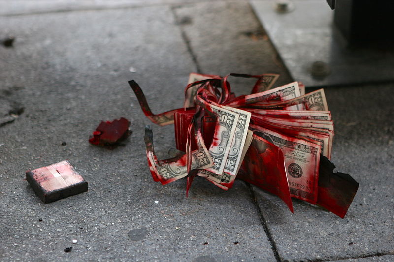 Dye_pack Blame the economy: Colorado school teacher robs bank in a beekeepers mask