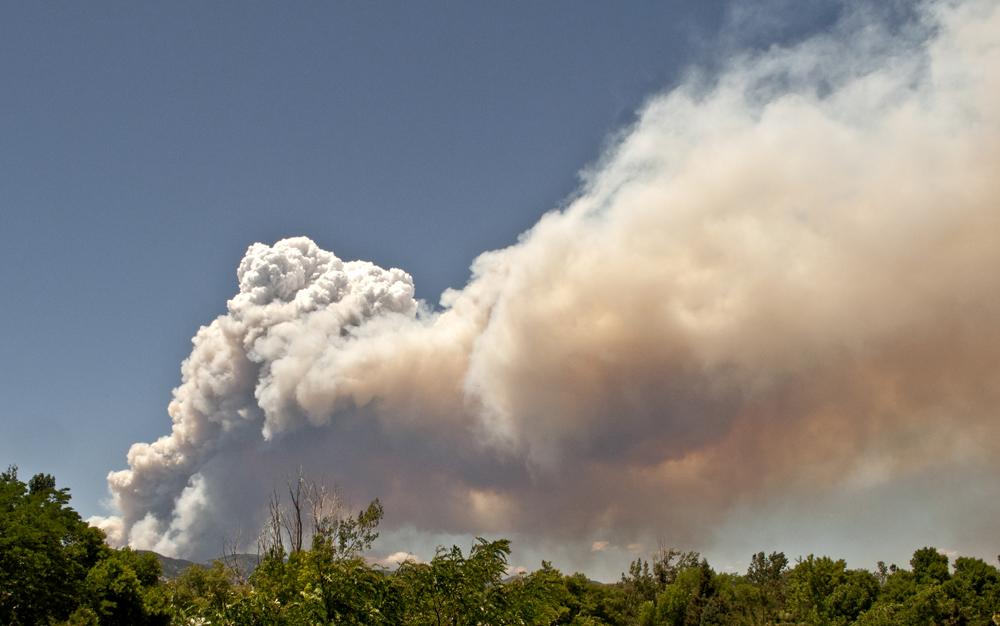 Smoke from the Paradise Park fire by John Sheesley Fire 1 UPDATE: High Park Fire 100 percent contained