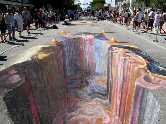 Tracy Lee Stum TracyLeeStum11 3 year old Denver girl criticized for sidewalk chalk art