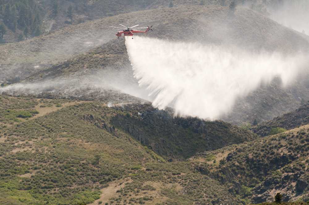 Erikson Air Crane heavy tanker choppah2 UPDATE: High Park Fire 100 percent contained