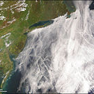 File:ShipTracks_MODIS_2005may11 Denver scientist on record summer heat: Well, this is a view of the future